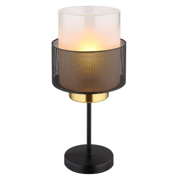 Olga Lampe à poser Luminaires Globo Lighting Or, Noir, 1 lumière