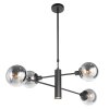 Constellation Suspension Luminaires Steinhauer LED Noir, 6 lumières