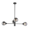 Constellation Suspension Luminaires Steinhauer LED Noir, 6 lumières
