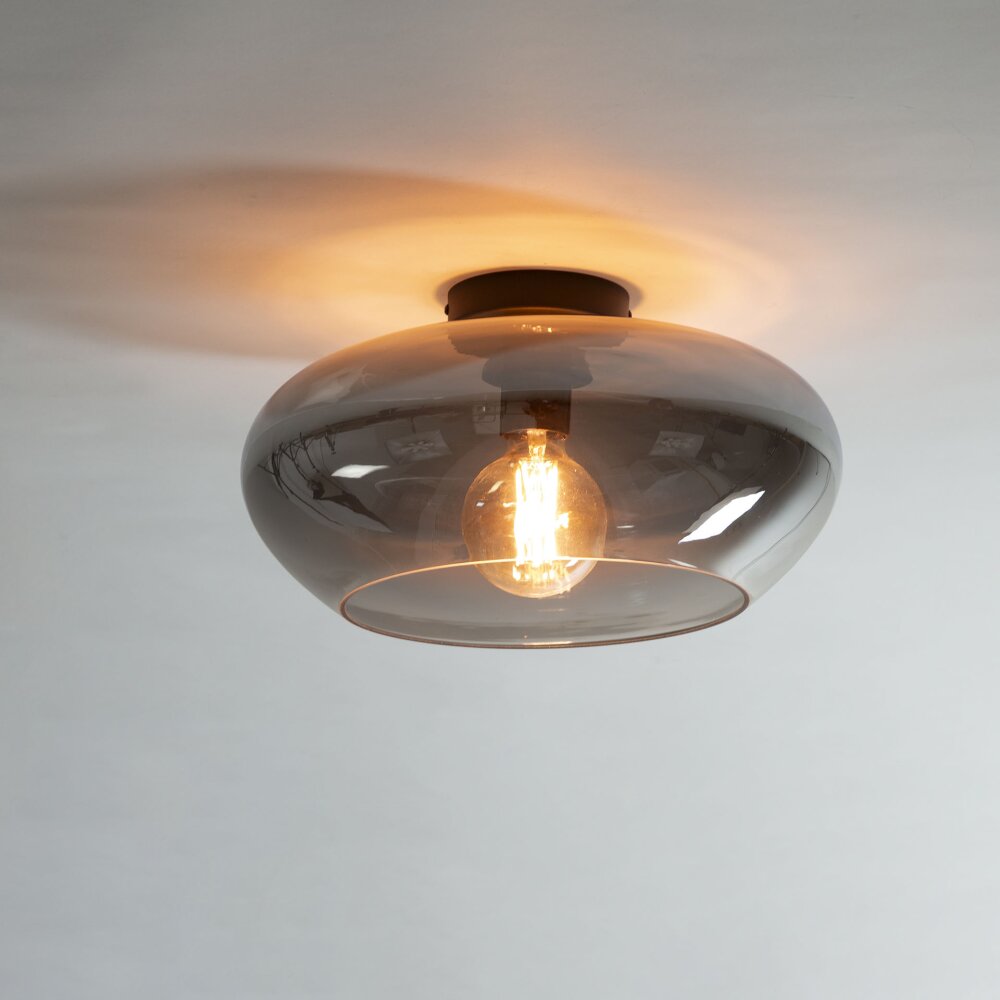 Iralo Plafonnier Anthracite, 1 lumière main product photo
