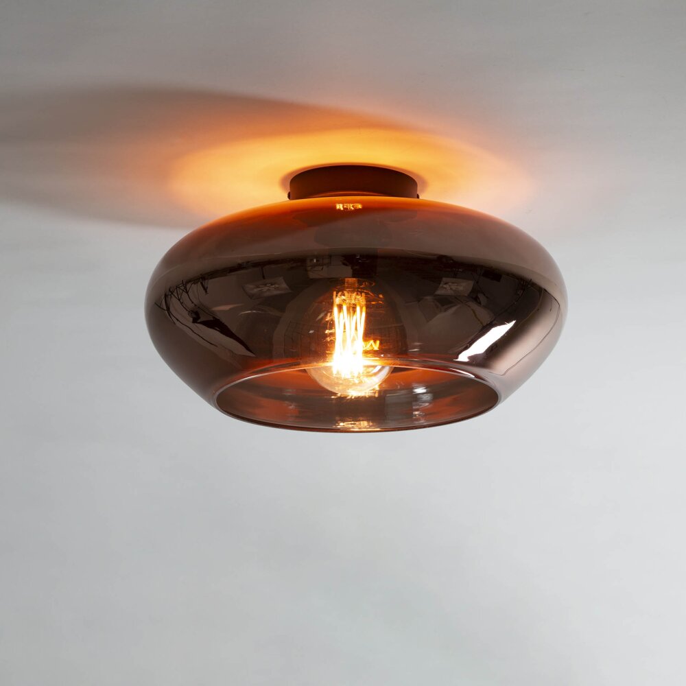 Iralo Plafonnier Anthracite, 1 lumière main product photo