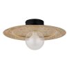 Riga Plafonnier Luminaires Globo Lighting Noir, 1 lumière