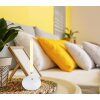 Turner Lampe à poser Luminaires Globo Lighting LED Blanc, 1 lumière