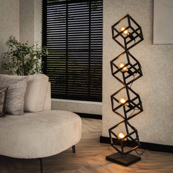 Ridar Lampadaire Anthracite, 4 lumières