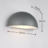 MAAS Applique murale Luminaires Trio Anthracite, 1 lumière