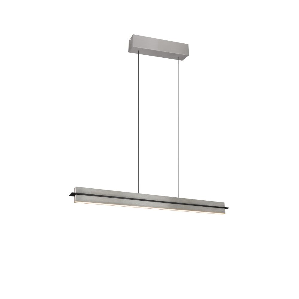 Emerson Suspension Luminaires Trio LED Nickel mat, 1 lumière main product photo