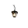 VENTA Suspension Luminaires Trio Noir, 1 lumière