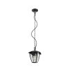 VENTA Suspension Luminaires Trio Noir, 1 lumière