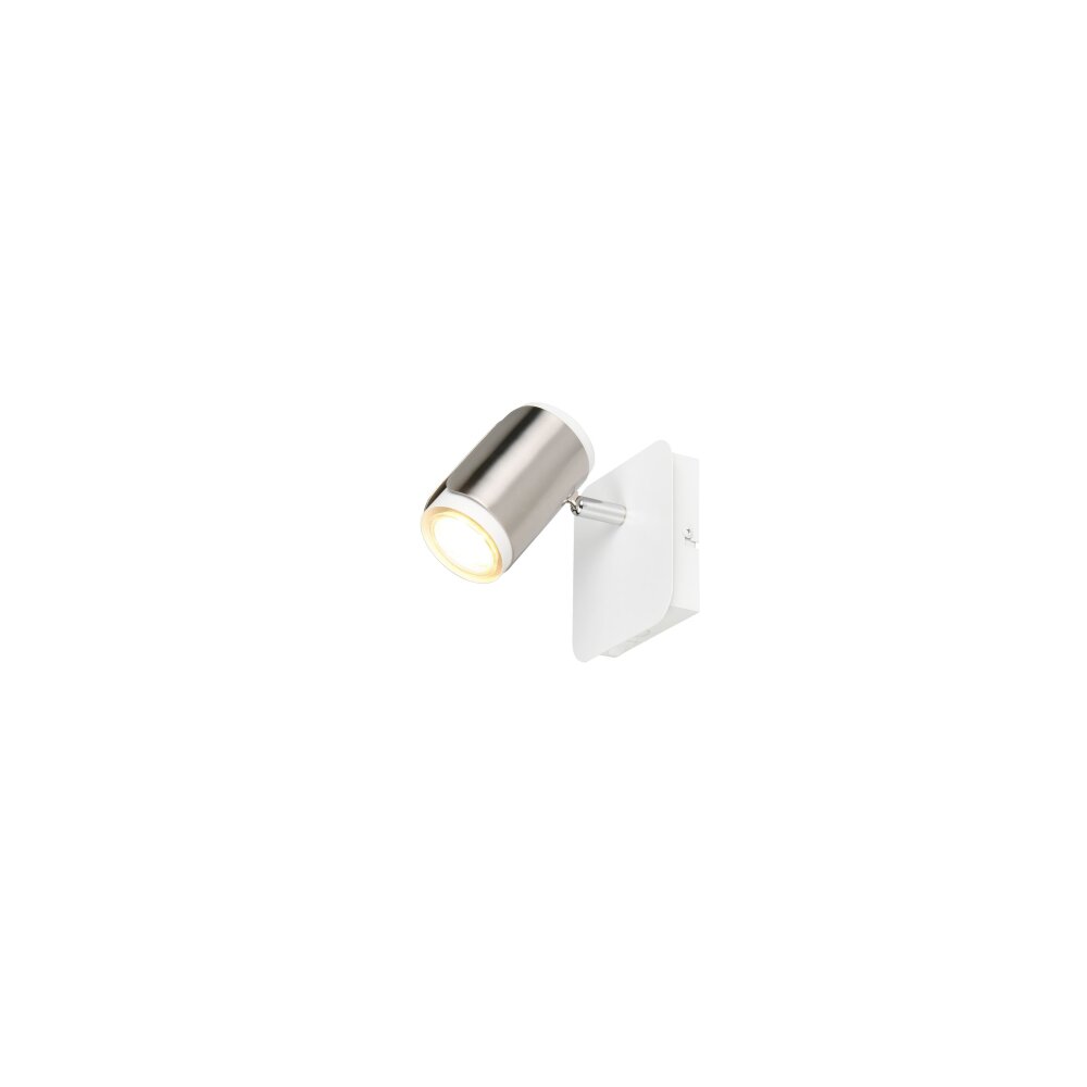 und Spot de plafond, Applique murale / Plafonnier, Spot mural Luminaires Trio Nickel mat, 1 lumière main product photo