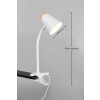 Pongo Lampe à clip Luminaires Reality LED Blanc, 1 lumière