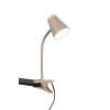 Pongo Lampe à clip Luminaires Reality LED Beige, 1 lumière