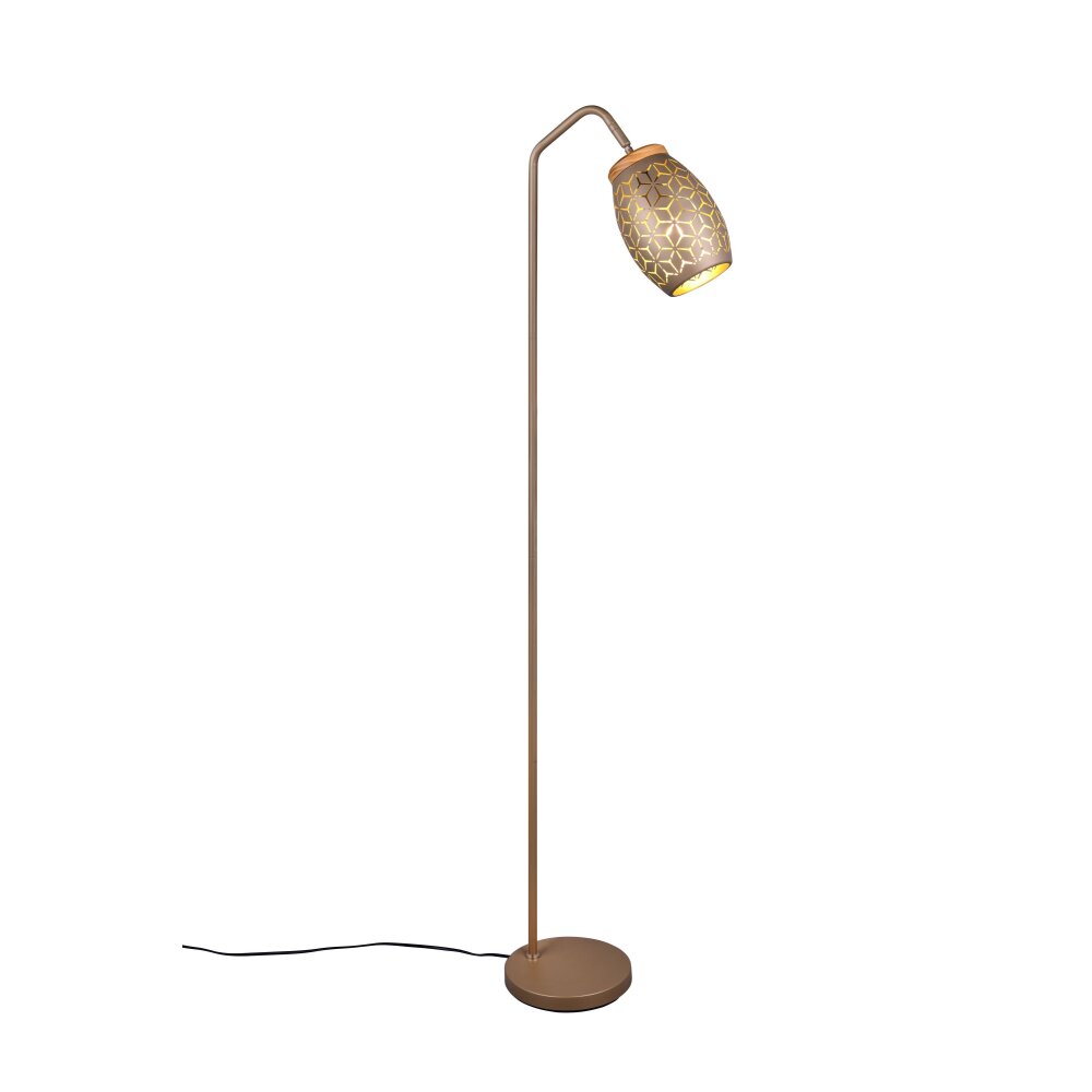 Bidar Lampadaire Luminaires Reality Brun, 1 lumière main product photo