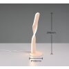 Ginko Lampe à poser Luminaires Reality LED Beige, 1 lumière