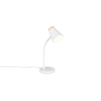 Pongo Lampe à poser Luminaires Reality LED Blanc, 1 lumière