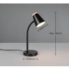 Pongo Lampe à poser Luminaires Reality LED Noir, 1 lumière