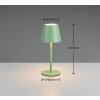 Diaz Lampe à poser Luminaires Reality LED Vert, 1 lumière