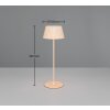 Suarez Lampe à poser Luminaires Reality LED Beige, 1 lumière