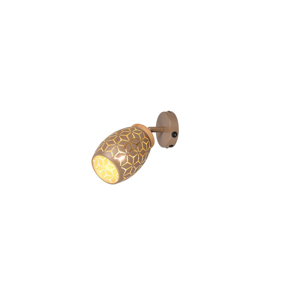 und Spot de plafond, Applique murale / Plafonnier, Spot mural Luminaires Reality Brun, 1 lumière main product photo