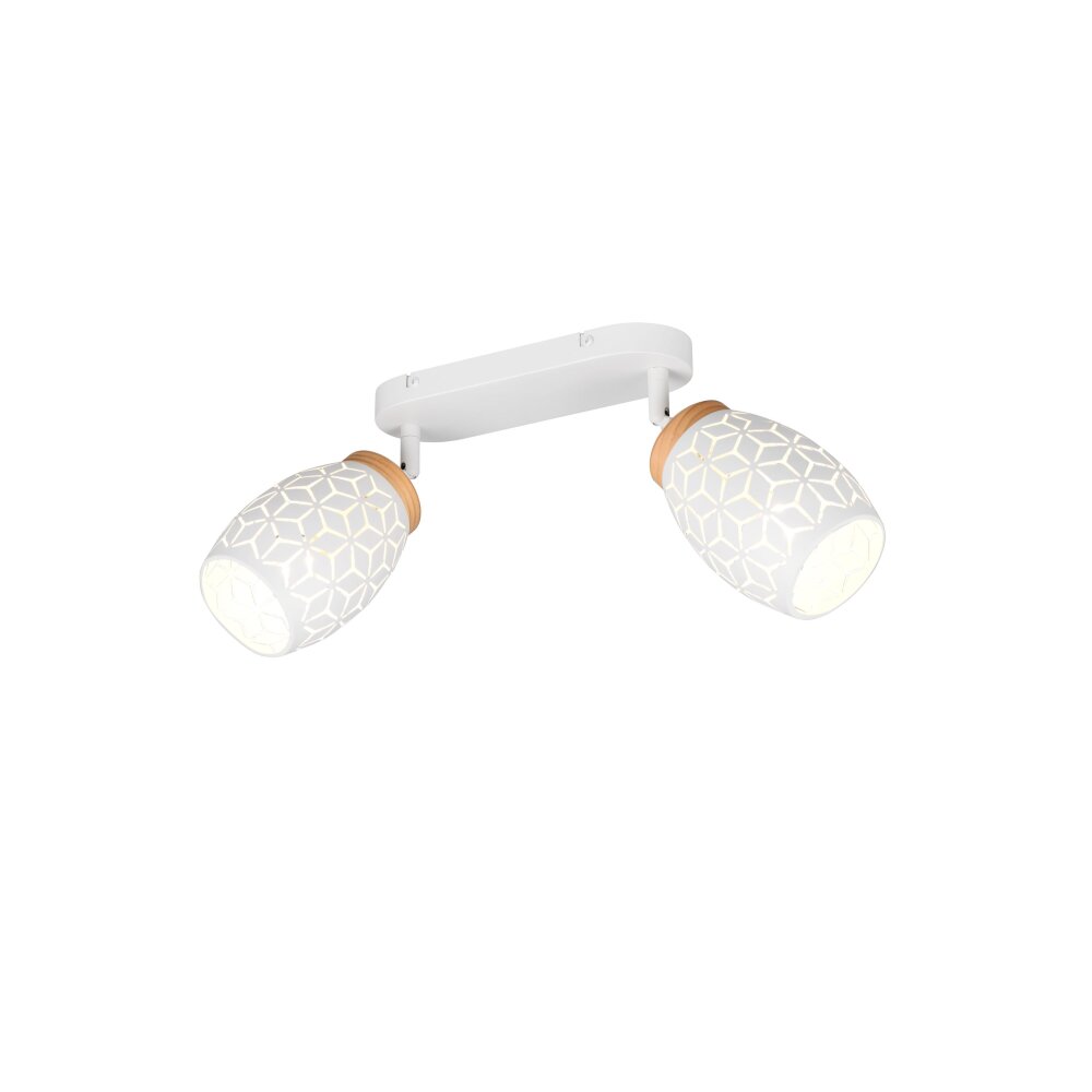 Bidar Spot de plafond Luminaires Reality Blanc, 2 lumières main product photo