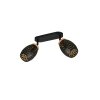 Bidar Spot de plafond Luminaires Reality Noir doré, 2 lumières