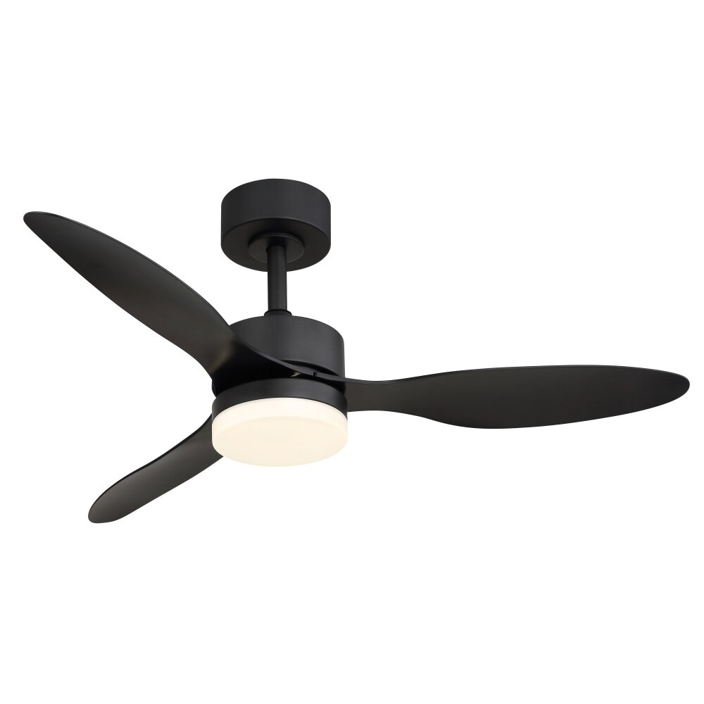 Blackwell Ventilateur de plafond lumineux Luminaires Globo Lighting LED Noir, 1 lumière, Télécommandes main product photo
