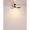 Blackwell Ventilateur de plafond lumineux Luminaires Globo Lighting LED Noir, 1 lumière, Télécommandes