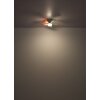 Hines Ventilateur de plafond lumineux Luminaires Globo Lighting LED Écru, Noir, 1 lumière, Télécommandes