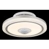 Shelly Ventilateur de plafond lumineux Luminaires Globo Lighting LED Blanc, 1 lumière, Télécommandes