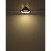 Deanne Ventilateur de plafond lumineux Luminaires Globo Lighting LED Noir, 1 lumière, Télécommandes, Changeur de couleurs