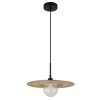 Riga Suspension Luminaires Globo Lighting Noir, 1 lumière