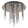 Ryan Plafonnier Luminaires Globo Lighting Nickel mat, 9 lumières