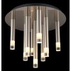 Ryan Plafonnier Luminaires Globo Lighting Nickel mat, 9 lumières