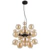 Udo Suspension Luminaires Globo Lighting Or, Noir, 4 lumières