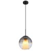 Barry Suspension Luminaires Globo Lighting Noir, 1 lumière