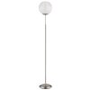 Barry Lampadaire Luminaires Globo Lighting Chrome, Nickel mat, 1 lumière