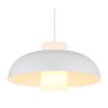 Lowe Suspension Luminaires Globo Lighting Blanc, 1 lumière