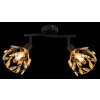 Mika Plafonnier Luminaires Globo Lighting Noir, 2 lumières