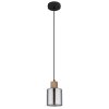 Aleidis Suspension Luminaires Globo Lighting Brun foncé, Noir, 1 lumière