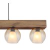 I Suspension Luminaires Globo Lighting Écru, Noir, 4 lumières