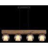 I Suspension Luminaires Globo Lighting Écru, Noir, 4 lumières