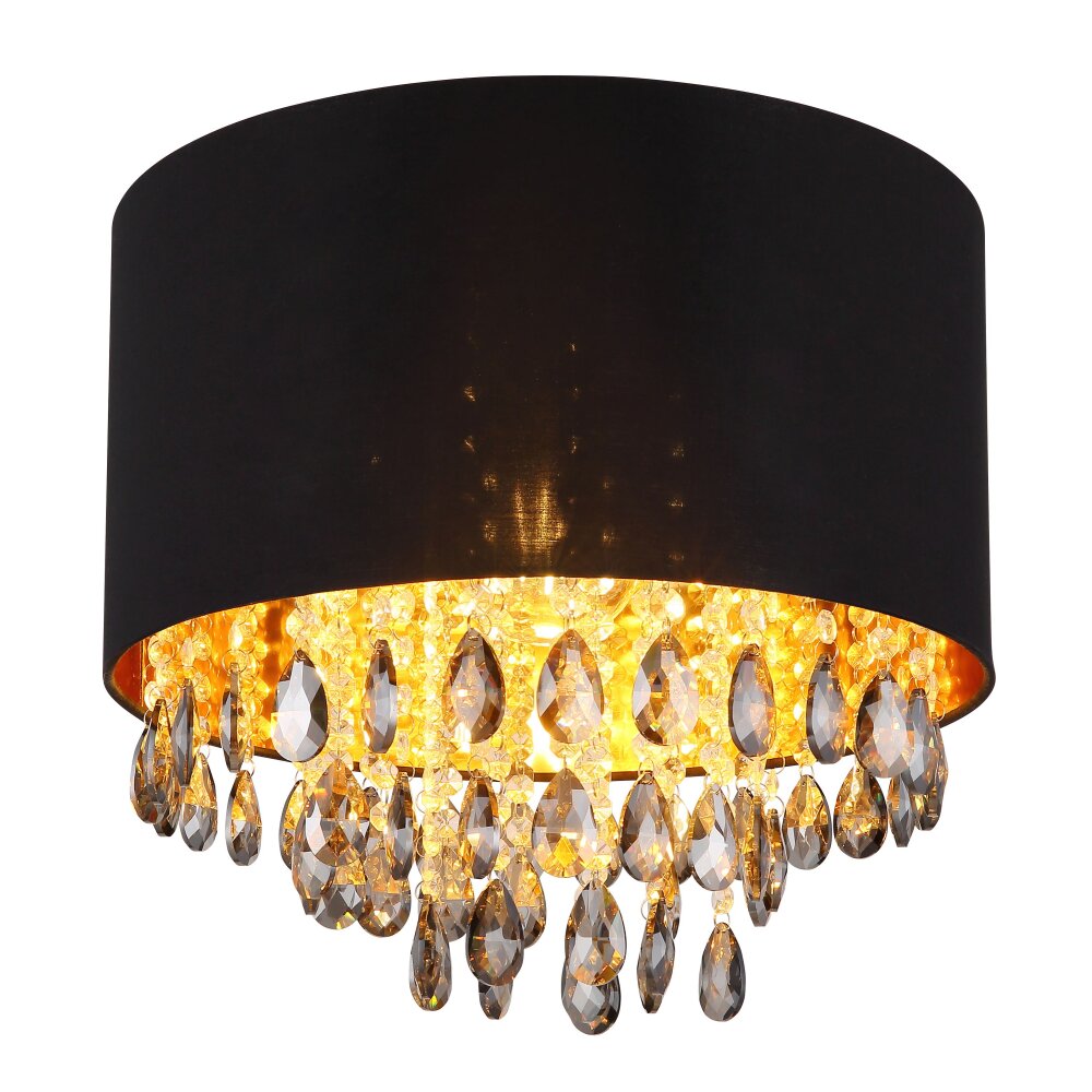 Coletta Plafonnier Luminaires Globo Lighting Or, Noir, 1 lumière main product photo