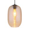 Jefrey Suspension Luminaires Globo Lighting Noir, 1 lumière