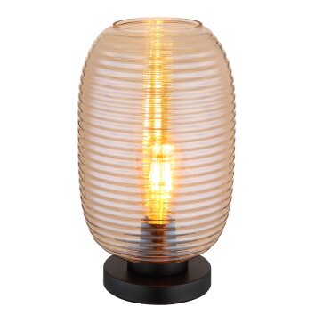 Jefrey Lampe à poser Luminaires Globo Lighting Noir, 1 lumière