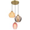 Jessica Suspension Luminaires Globo Lighting Or, 3 lumières