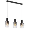 Florentina Suspension Luminaires Globo Lighting Noir, 3 lumières