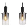 Florentina Suspension Luminaires Globo Lighting Noir, 3 lumières