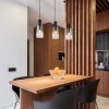 Florentina Suspension Luminaires Globo Lighting Noir, 3 lumières