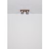 Underwood Plafonnier Luminaires Globo Lighting Bois foncé, Écru, 2 lumières