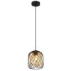 Dichti Suspension Luminaires Globo Lighting Noir, 1 lumière