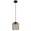 Dichti Suspension Luminaires Globo Lighting Noir, 1 lumière